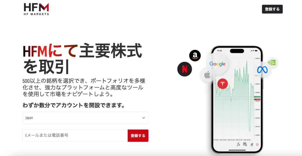 HFMの公式サイト